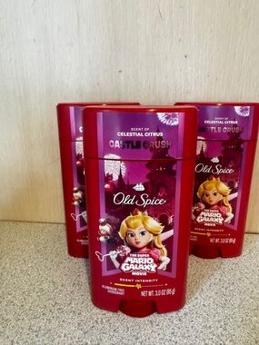 3 New Old Spice x Super Mario Galaxy Castle Crush Deodorant Celestial Citrus